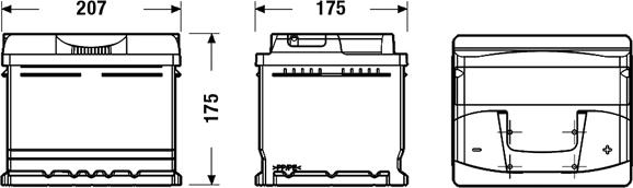 Tudor TB442 - Batteria avviamento www.autoricambit.com