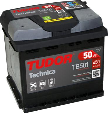 Tudor TB501 - Batteria avviamento www.autoricambit.com