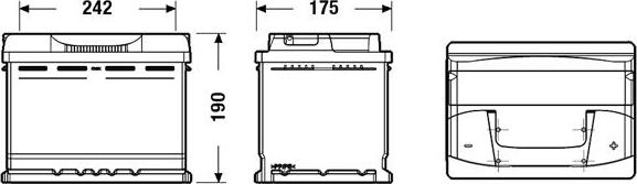 Tudor TB620 - Batteria avviamento www.autoricambit.com