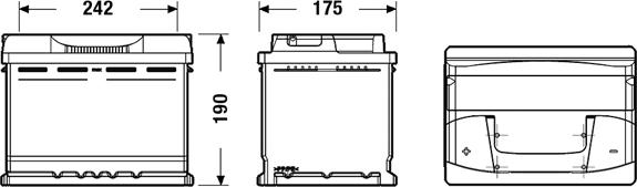 Tudor TB621 - Batteria avviamento www.autoricambit.com