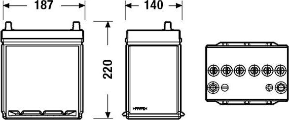 Tudor TB356A - Batteria avviamento www.autoricambit.com