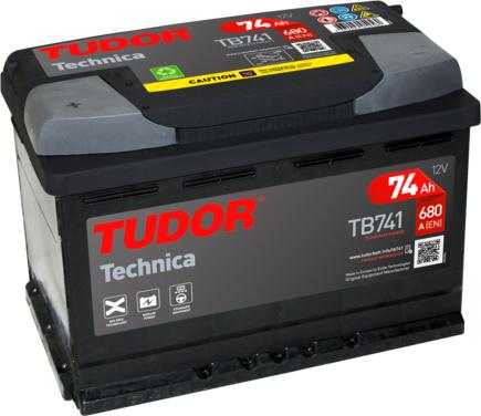 Tudor TB741 - Batteria avviamento www.autoricambit.com