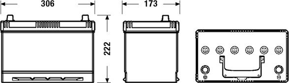 Tudor TC905 - Batteria avviamento www.autoricambit.com