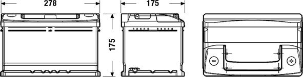 Tudor TC652 - Batteria avviamento www.autoricambit.com