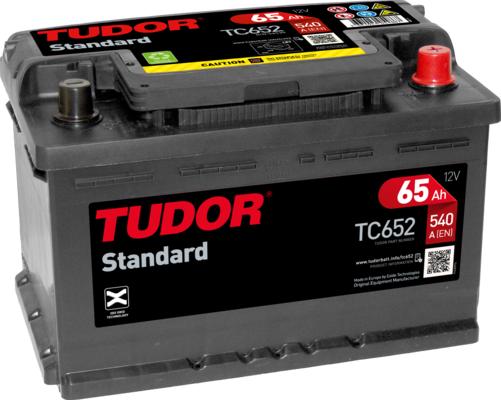 Tudor TC652 - Batteria avviamento www.autoricambit.com
