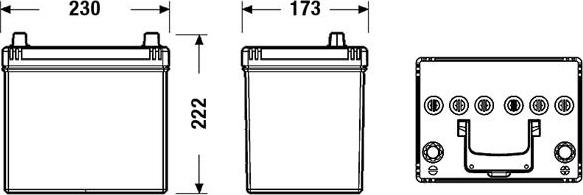 Tudor TL604 - Batteria avviamento www.autoricambit.com