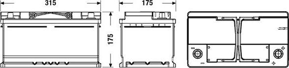 Tudor TL752 - Batteria avviamento www.autoricambit.com