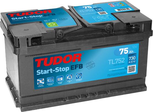 Tudor TL752 - Batteria avviamento www.autoricambit.com