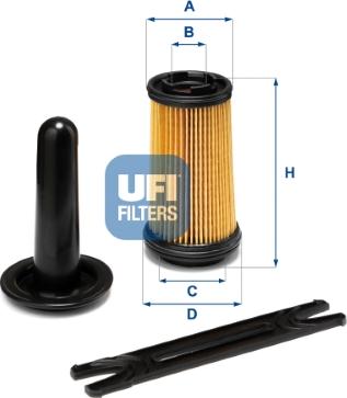 UFI 44.005.00 - Filtro urea www.autoricambit.com