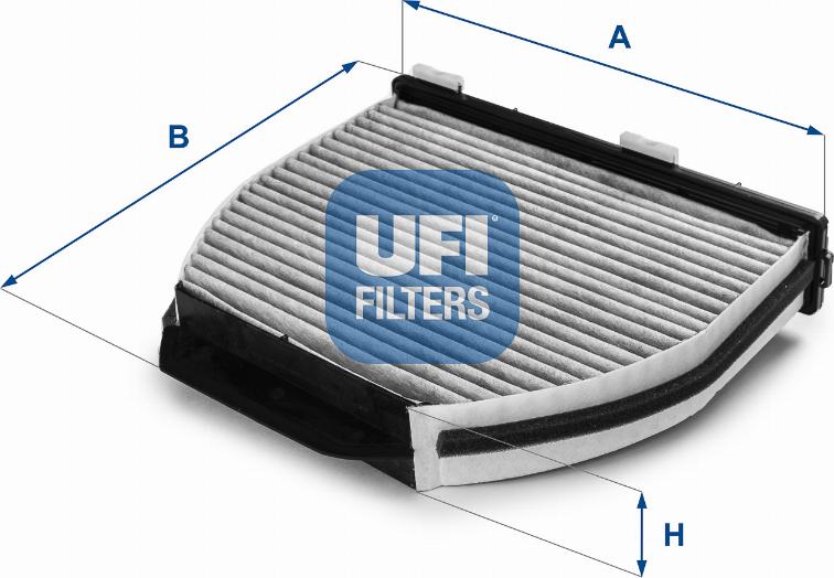 UFI 54.163.00 - Filtro, Aria abitacolo www.autoricambit.com