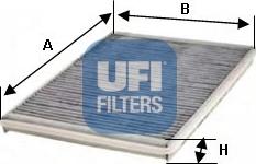 UFI 54.120.00 - Filtro, Aria abitacolo www.autoricambit.com