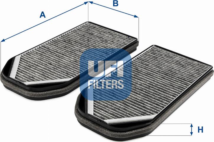 UFI 54.242.00 - Filtro, Aria abitacolo www.autoricambit.com