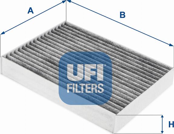 UFI 54.257.00 - Filtro, Aria abitacolo www.autoricambit.com