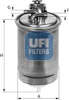 UFI 55.427.00 - Filtro carburante www.autoricambit.com