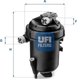 UFI 55.144.00 - Filtro carburante www.autoricambit.com