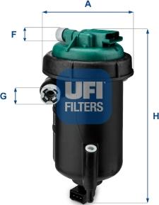UFI 55.148.00 - Filtro carburante www.autoricambit.com