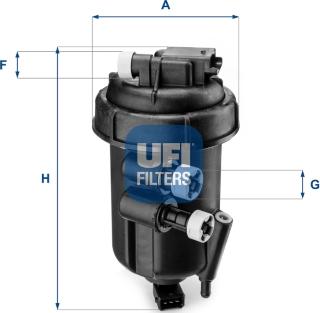 UFI 55.108.00 - Filtro carburante www.autoricambit.com