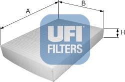 UFI 53.063.00 - Filtro, Aria abitacolo www.autoricambit.com