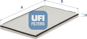 UFI 53.001.00 - Filtro, Aria abitacolo www.autoricambit.com