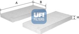 UFI 53.212.00 - Filtro, Aria abitacolo www.autoricambit.com