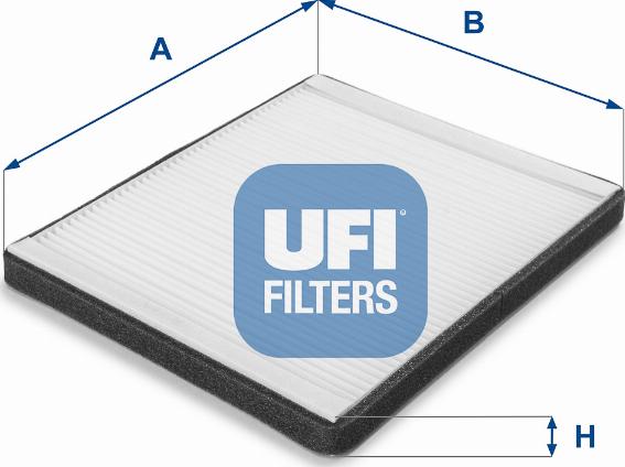 UFI 53.075.00 - Filtro, Aria abitacolo www.autoricambit.com