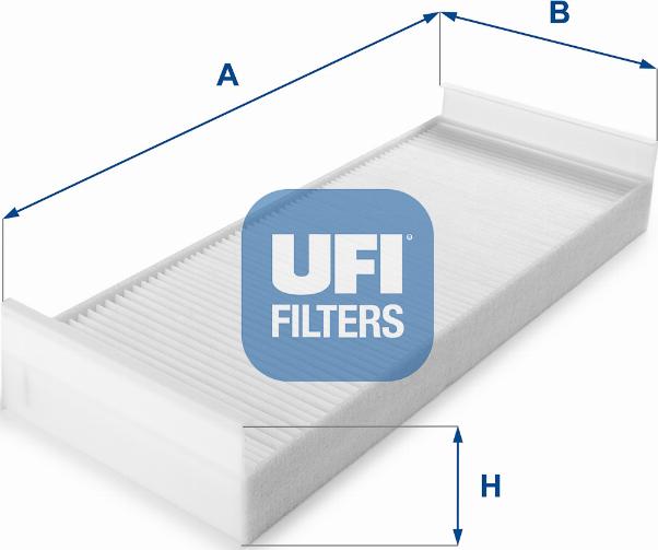 UFI 53.165.00 - Filtro, Aria abitacolo www.autoricambit.com