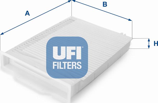 UFI 53.107.00 - Filtro, Aria abitacolo www.autoricambit.com