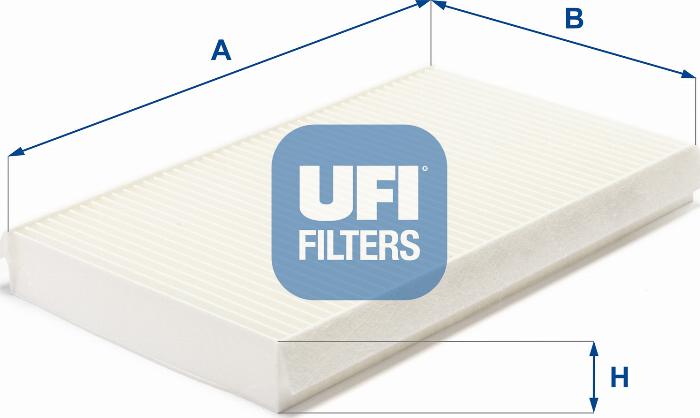 UFI 53.231.00 - Filtro, Aria abitacolo www.autoricambit.com