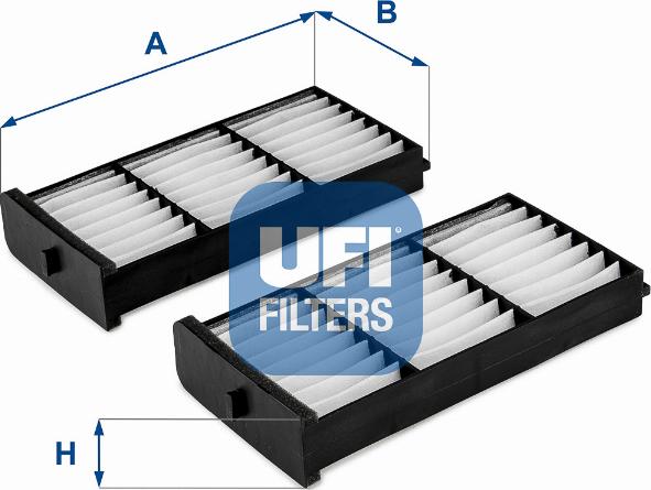 UFI 53.274.00 - Filtro, Aria abitacolo www.autoricambit.com