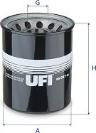 UFI 80.047.00 - Filtro, Sistema idraulico di lavoro www.autoricambit.com