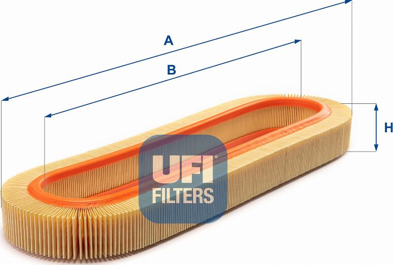 UFI 30.974.00 - Filtro aria www.autoricambit.com