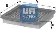 UFI 30.122.00 - Filtro aria www.autoricambit.com