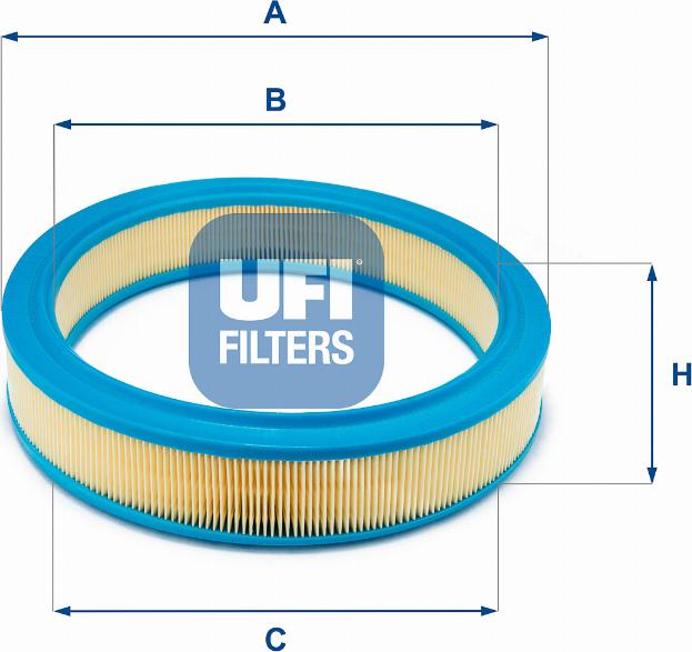 UFI 30.145.01 - Filtro aria www.autoricambit.com