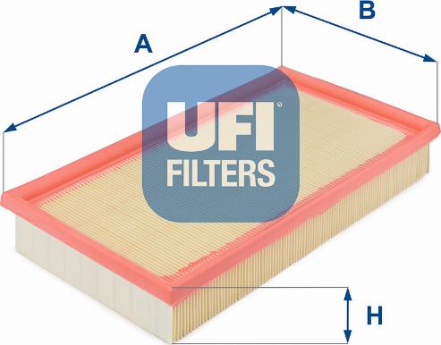 UFI 30.165.00 - Filtro aria www.autoricambit.com