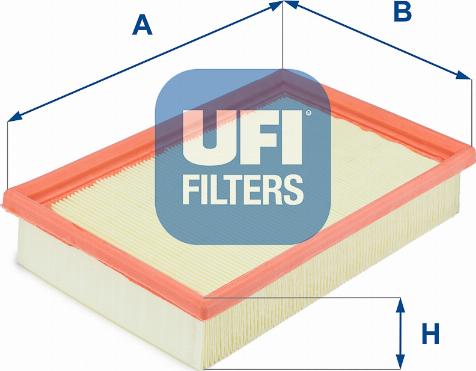 UFI 30.129.00 - Filtro aria www.autoricambit.com