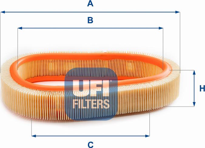 UFI 30.806.00 - Filtro aria www.autoricambit.com