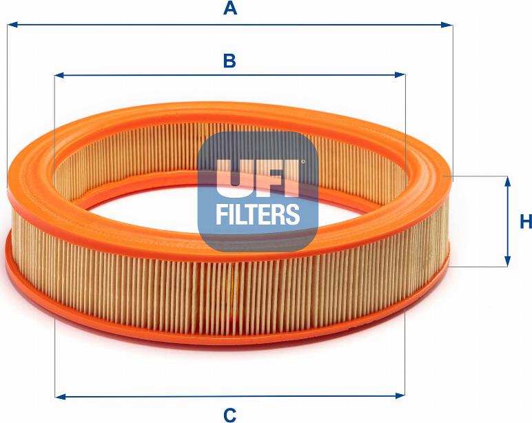 UFI 30.803.00 - Filtro aria www.autoricambit.com