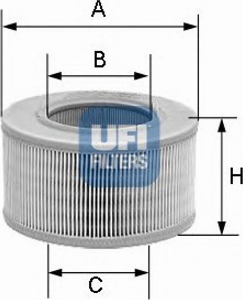 UFI 30.879.01 - Filtro aria www.autoricambit.com