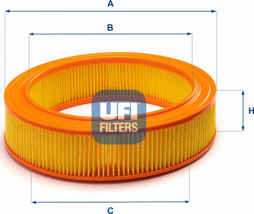 UFI 30.871.00 - Filtro aria www.autoricambit.com