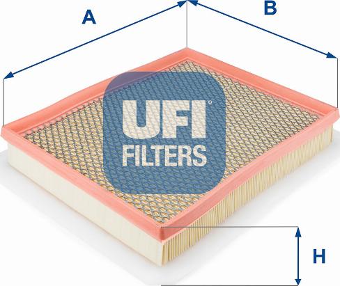 UFI 30.258.00 - Filtro aria www.autoricambit.com