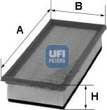 UFI 30.261.00 - Filtro aria www.autoricambit.com