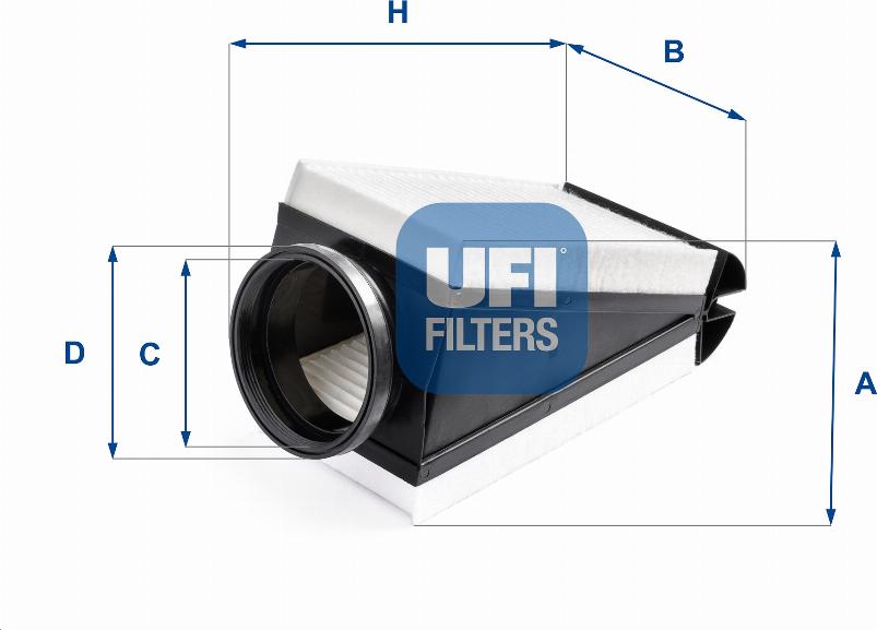 UFI 30.B87.00 - Filtro aria www.autoricambit.com