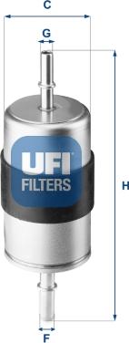 UFI 31.944.00 - Filtro carburante www.autoricambit.com