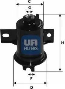 UFI 31.610.00 - Filtro carburante www.autoricambit.com