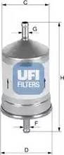 UFI 31.743.00 - Filtro carburante www.autoricambit.com