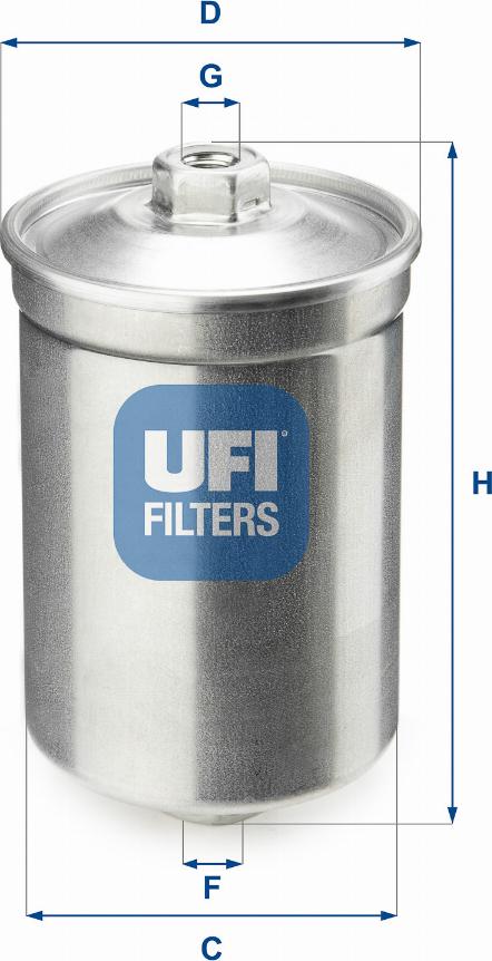 UFI 31.502.00 - Filtro carburante www.autoricambit.com