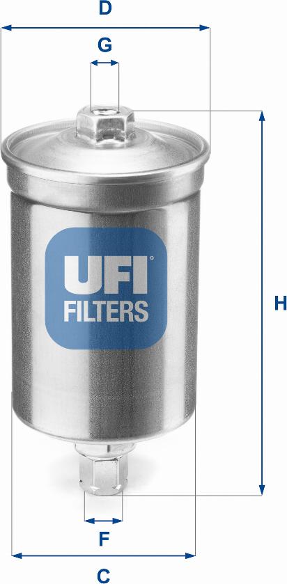 UFI 31.507.00 - Filtro carburante www.autoricambit.com