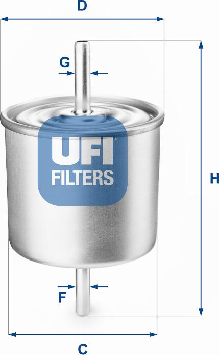 UFI 31.514.00 - Filtro carburante www.autoricambit.com