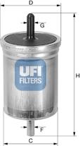 UFI 31.562.00 - Filtro carburante www.autoricambit.com