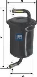 UFI 31.670.00 - Filtro carburante www.autoricambit.com